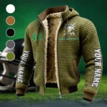 The Duck Spirit Fleece-Lined Hooded Jacket, Endurance Sport Thermal Hoody HVN1448OD - Green