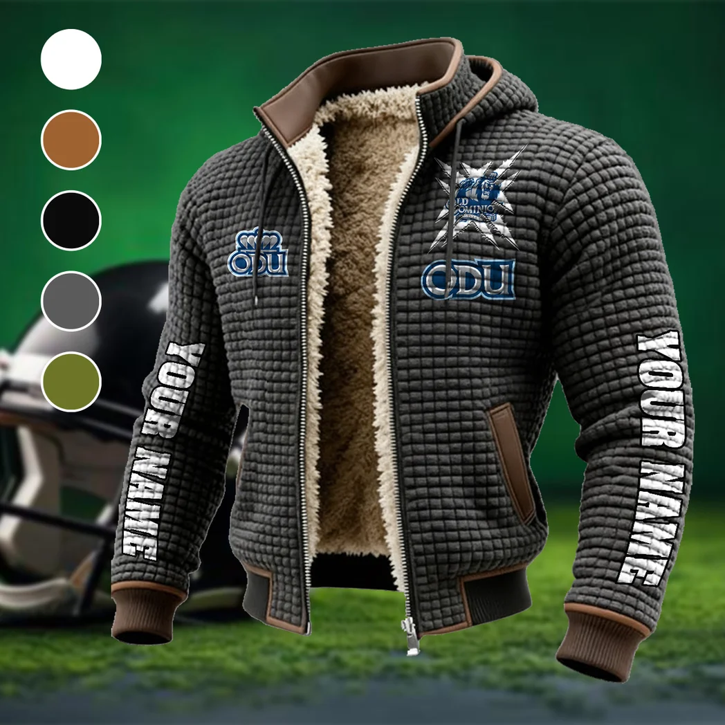 The Royal Blue Fleece-Lined Hooded Jacket, All-Mountain Hooded Fleece HVN1448OD - Grey