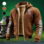 The Sooner Schooner Fleece-Lined Hooded Jacket, Cross-Training Winter Layer HVN1448OS - brown