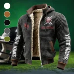 The Sooner Schooner Fleece-Lined Hooded Jacket, Cross-Training Winter Layer HVN1448OS - Grey