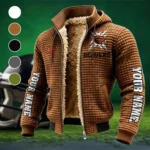 The Beaver Nation Fleece-Lined Hooded Jacket, Rapid-Dry Fleece-Lined Hoody HVN1448OS - brown