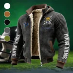 The Pitt Force Fleece-Lined Hooded Jacket, Storm-Ready Fleece-Lined Coat HVN1448PP - Grey