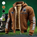 The White Out Crew Fleece-Lined Hooded Jacket, Arctic Protection Hooded Zip HVN1448PS - brown