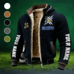 The Silicon Valley Stars Fleece-Lined Hooded Jacket, Deep Winter Insulated Hoody HVN1448SJ - Black