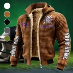 The TCU Power Fleece-Lined Hooded Jacket, Thermal Core Fleece Jacket HVN1448TC - brown