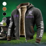 The TCU Power Fleece-Lined Hooded Jacket, Thermal Core Fleece Jacket HVN1448TC - Grey