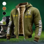 The Rocket Elite Fleece-Lined Hooded Jacket, Luxe Cloud-Fleece Hooded Shell HVN1448TR - Green