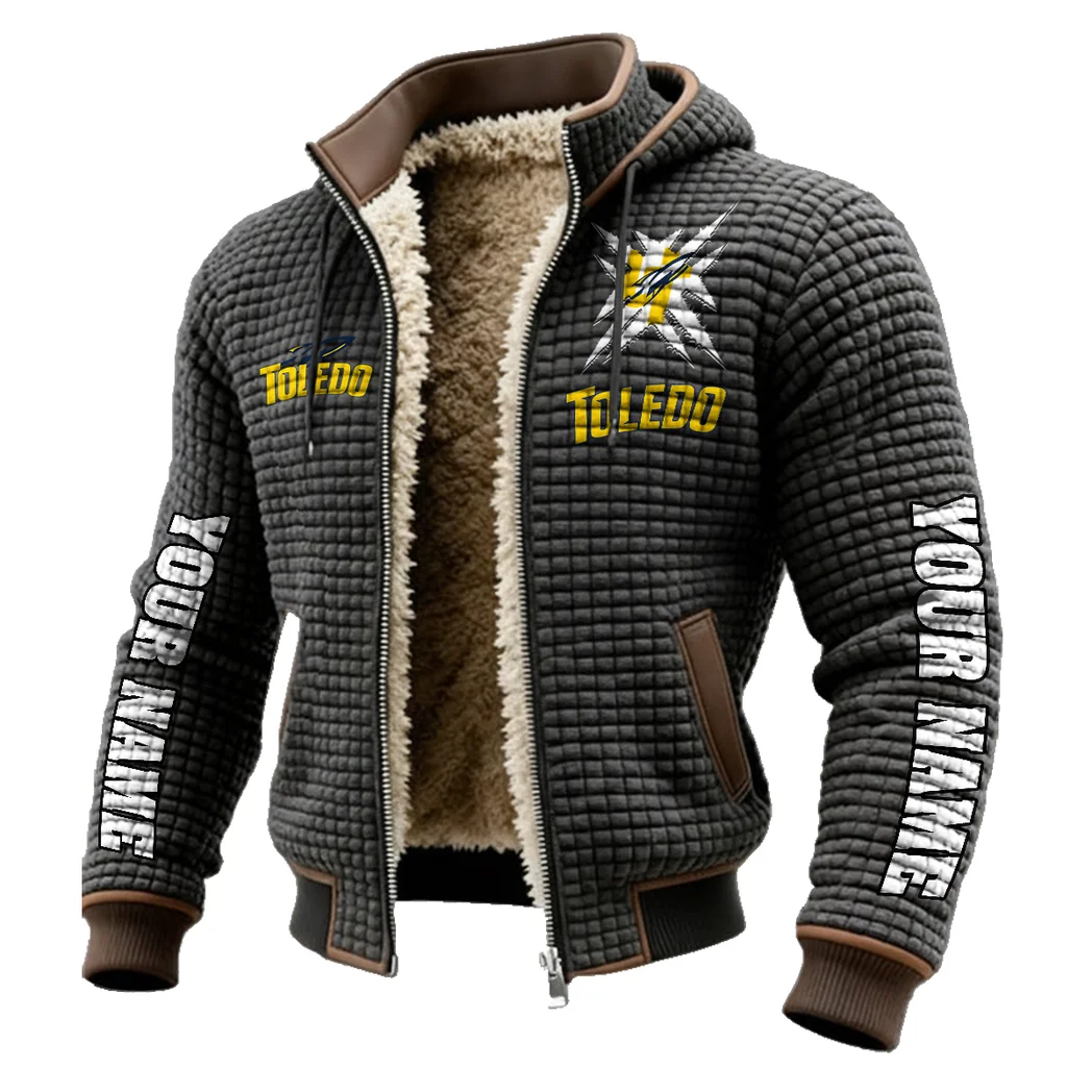 The Rocket Elite Fleece-Lined Hooded Jacket, Luxe Cloud-Fleece Hooded Shell HVN1448TR - Grey - Image 2