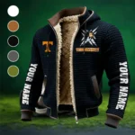 Knoxville Icons Fleece-Lined Hooded Jacket, Breathable Warmth Sport Jacket HVN1448TV - Black