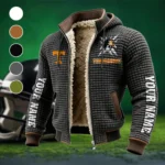 Knoxville Icons Fleece-Lined Hooded Jacket, Breathable Warmth Sport Jacket HVN1448TV - Grey