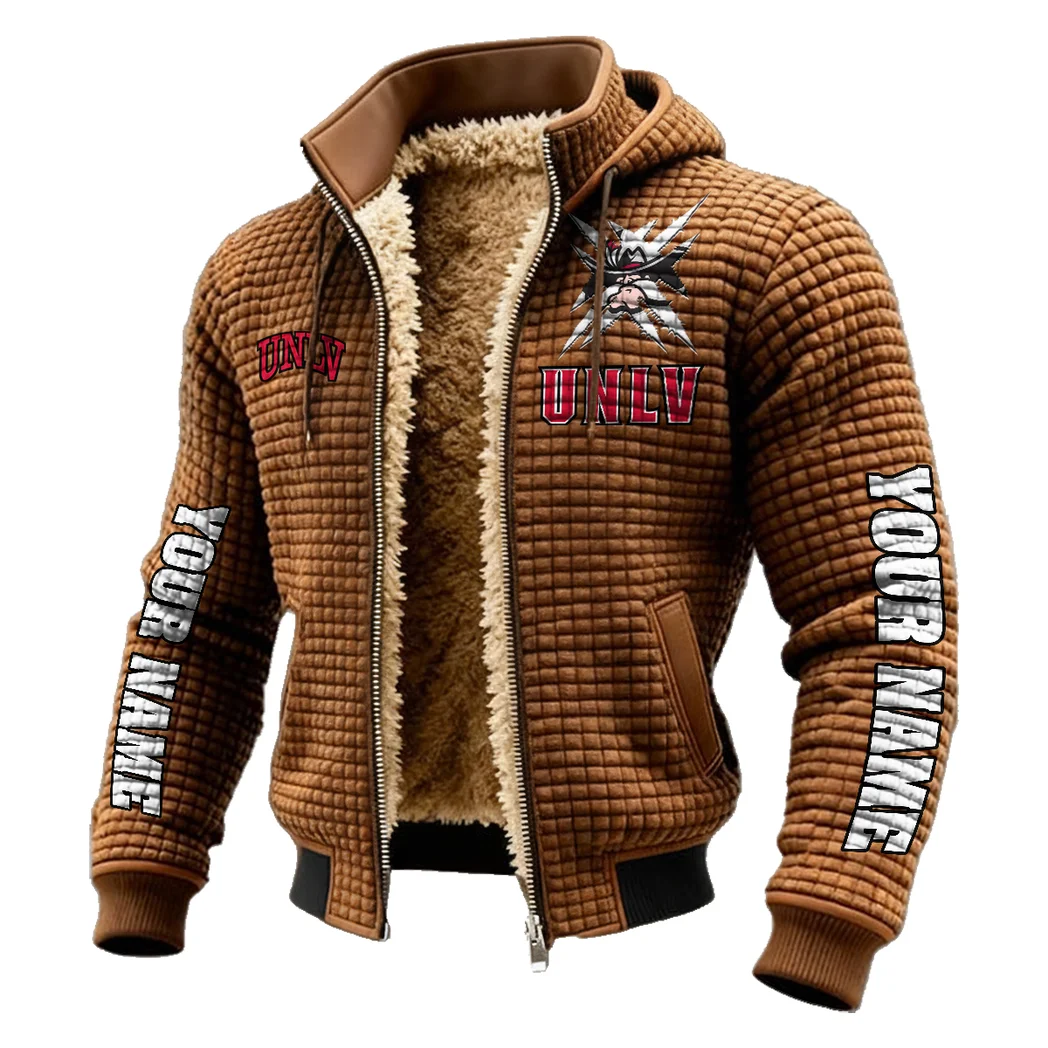 The Rebels Fleece-Lined Hooded Jacket, Endurance Sport Thermal Hoody HVN1448UN - brown - Image 2