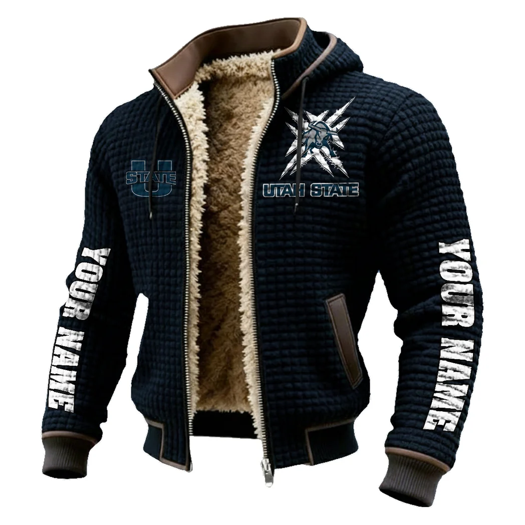 Logan’s Finest Fleece-Lined Hooded Jacket, Dynamic Training Hooded Shell HVN1448US - Black - Image 2