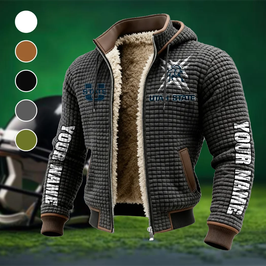 Logan’s Finest Fleece-Lined Hooded Jacket, Dynamic Training Hooded Shell HVN1448US - Grey