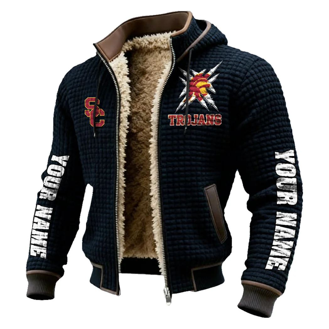 The Trojan Power Fleece-Lined Hooded Jacket, High-Performance Trail Jacket HVN1448US - Black - Image 2