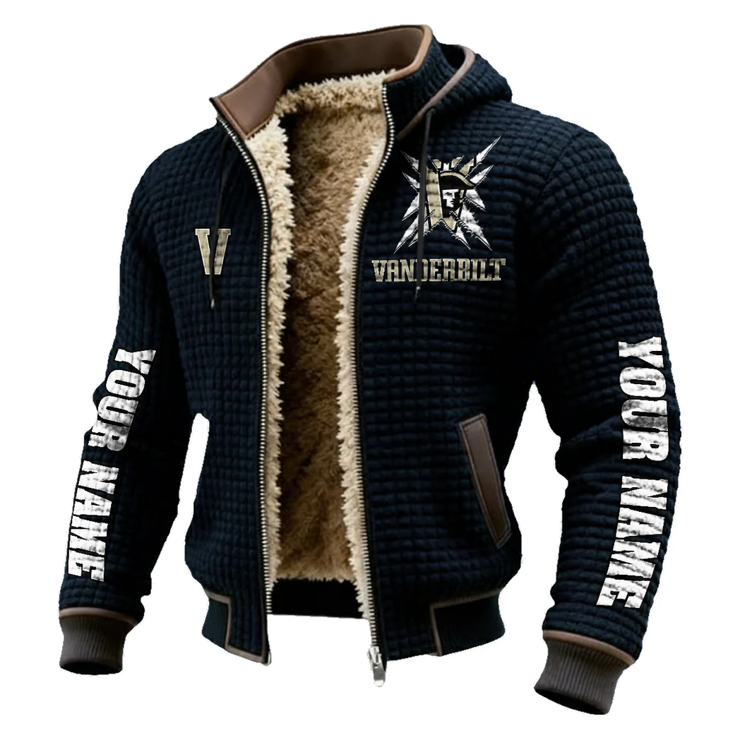 The Vanderbilt Power Fleece-Lined Hooded Jacket, All-Mountain Hooded Fleece HVN1448VC - Black - Image 2