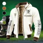 The Vanderbilt Power Fleece-Lined Hooded Jacket, All-Mountain Hooded Fleece HVN1448VC - White
