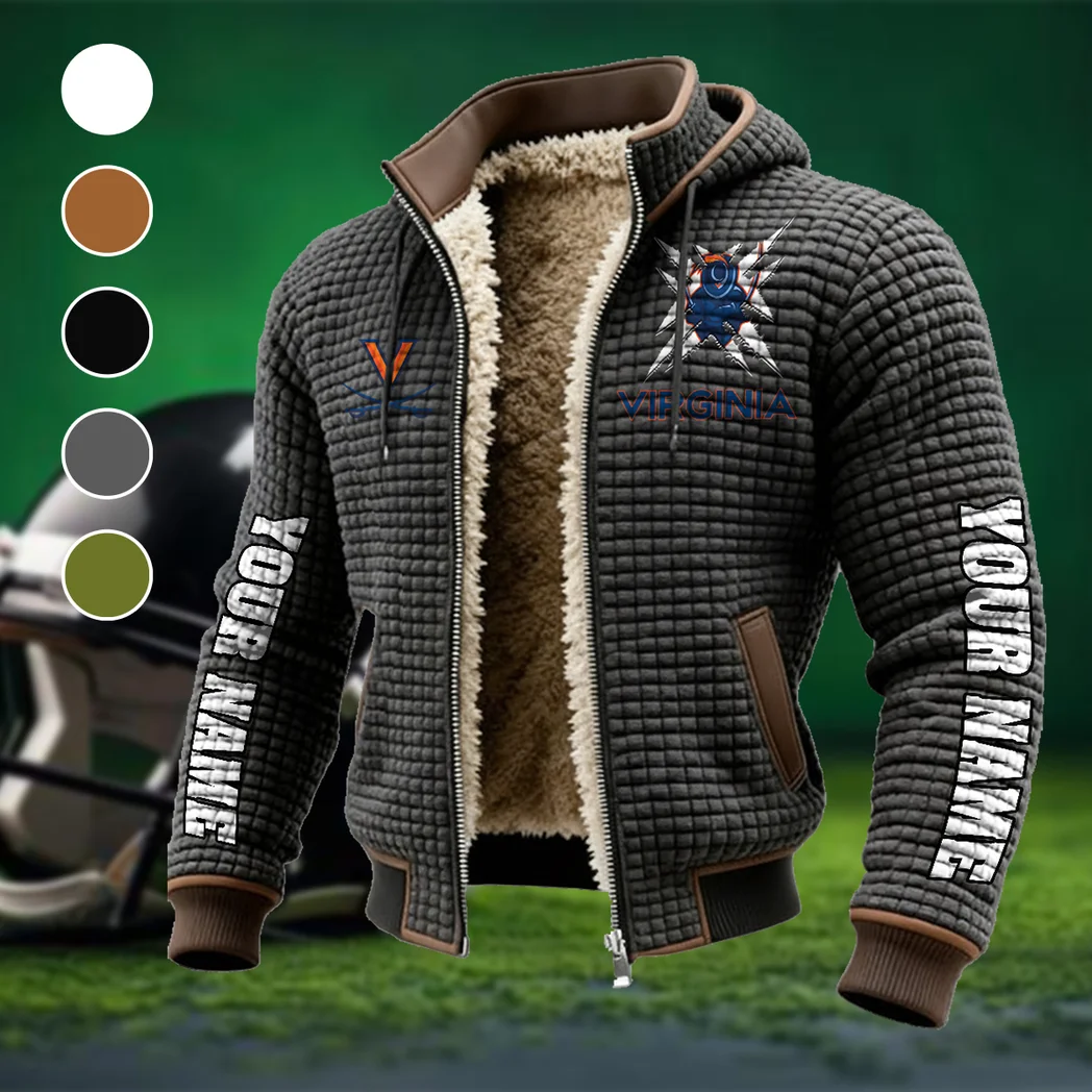 Charlottesville Kings Fleece-Lined Hooded Jacket, Alpine Ascent Hooded Jacket HVN1448VI - Grey