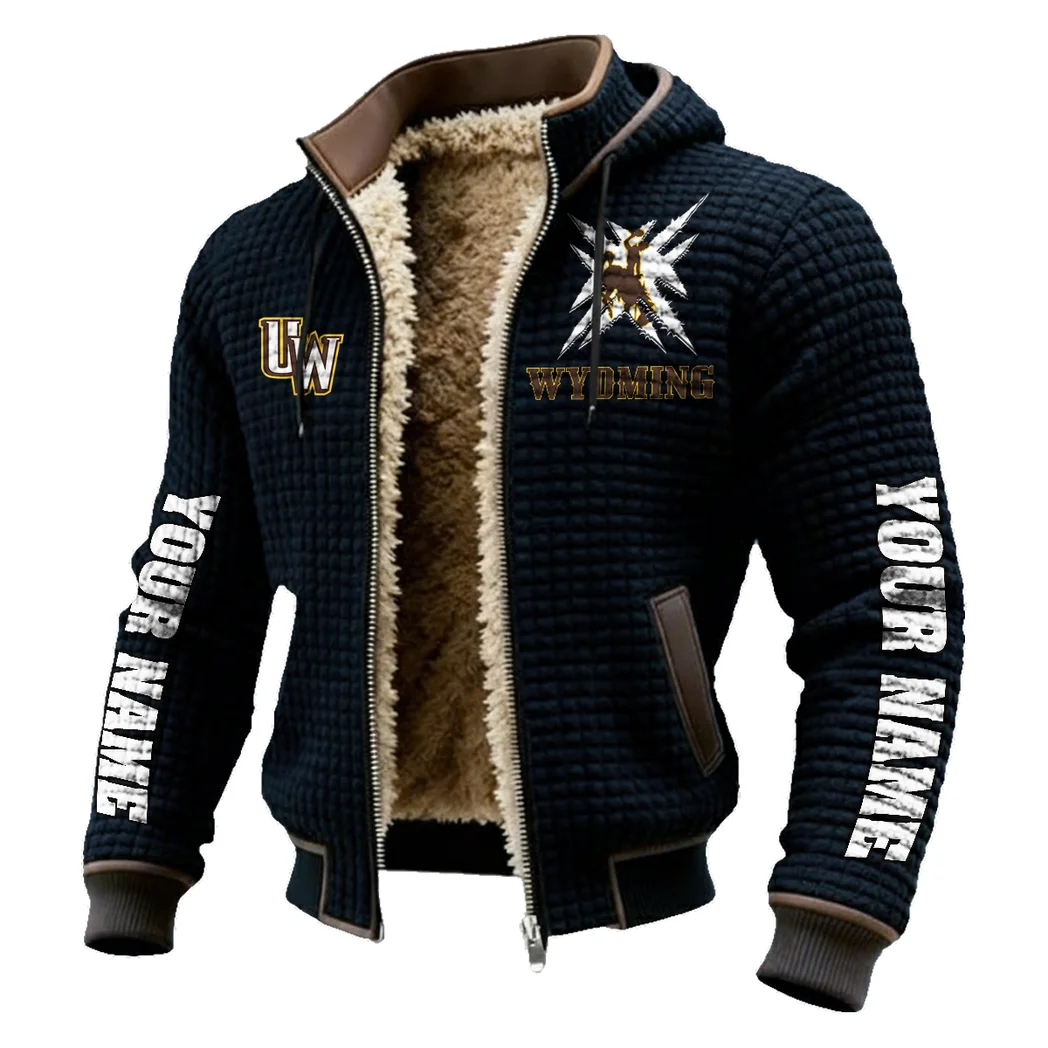 The Wyoming Power Fleece-Lined Hooded Jacket, Rapid-Dry Fleece-Lined Hoody HVN1448WC - Black - Image 2