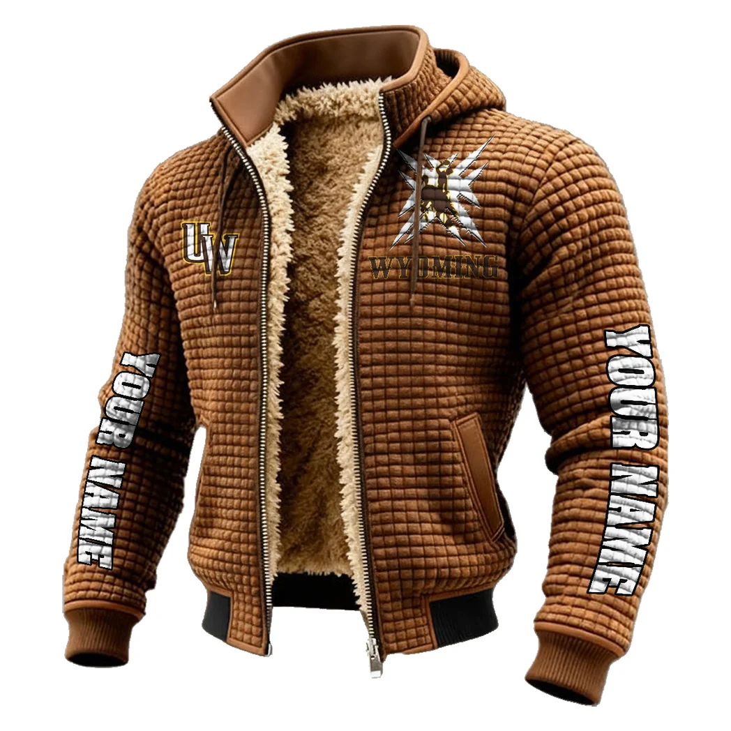 The Wyoming Power Fleece-Lined Hooded Jacket, Rapid-Dry Fleece-Lined Hoody HVN1448WC - brown - Image 2