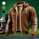 The Wyoming Power Fleece-Lined Hooded Jacket, Rapid-Dry Fleece-Lined Hoody HVN1448WC - brown