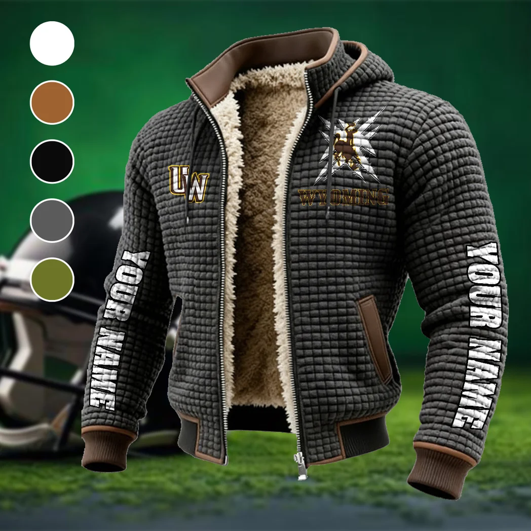 The Wyoming Power Fleece-Lined Hooded Jacket, Rapid-Dry Fleece-Lined Hoody HVN1448WC - Grey