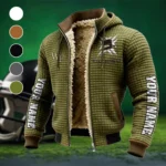 The Deacon Ambush Fleece-Lined Hooded Jacket, Elite Athlete Winter Jacket HVN1448WF - Green