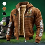 The WVU Power Fleece-Lined Hooded Jacket, Arctic Protection Hooded Zip HVN1448WV - brown