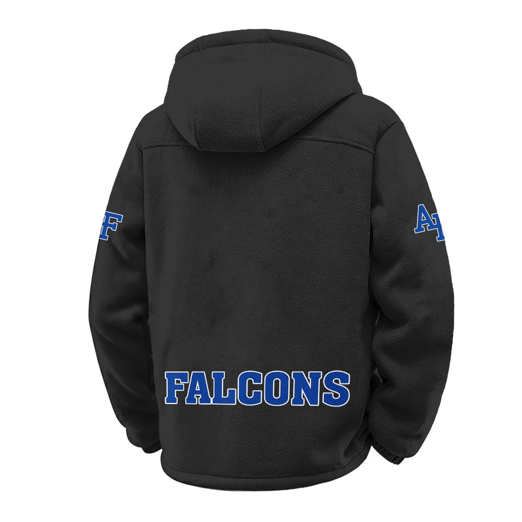 The Air Power Winter Fleece Jacket, Extreme Cold Fleece Coat HVN1449AF - Black - Image 3