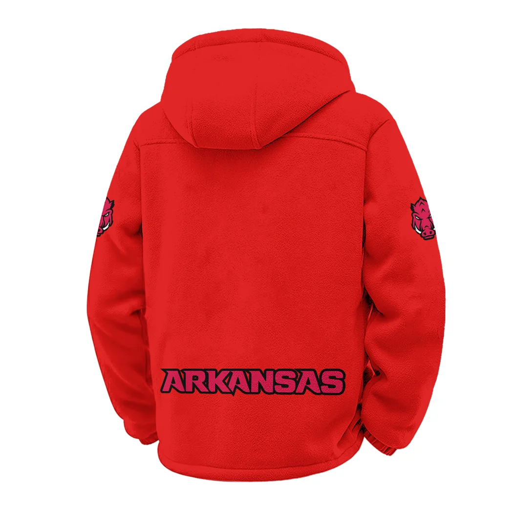 The Razorback Nation Winter Fleece Jacket, Sub-Zero Fleece Jacket HVN1449AR - red - Image 3