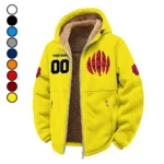 The Razorback Nation Winter Fleece Jacket, Sub-Zero Fleece Jacket HVN1449AR - Yellow