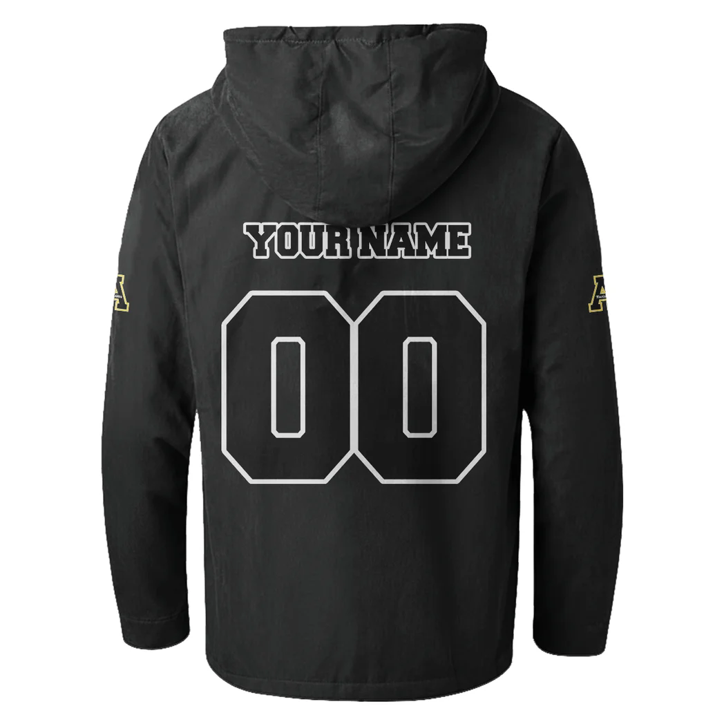 The Peak Performers Flannel Hoodie, Everyday Supporter Hooded Flannel HVN1449AS - Black - Image 3