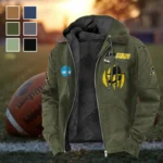 The Peak Performers Flannel Hoodie, Everyday Supporter Hooded Flannel HVN1449AS - Green