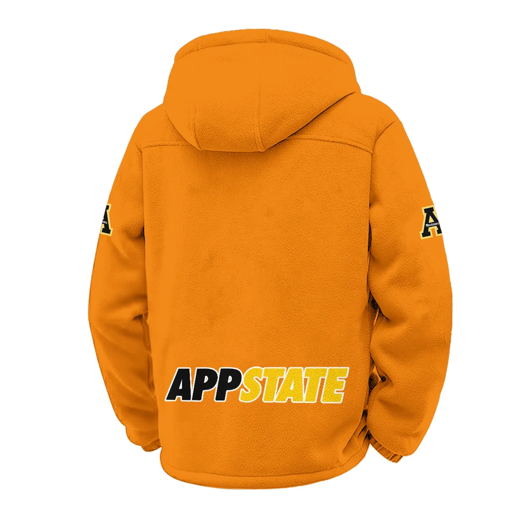 The Peak Performers Winter Fleece Jacket, Deep Winter Comfort Fleece HVN1449AS - Orange - Image 3