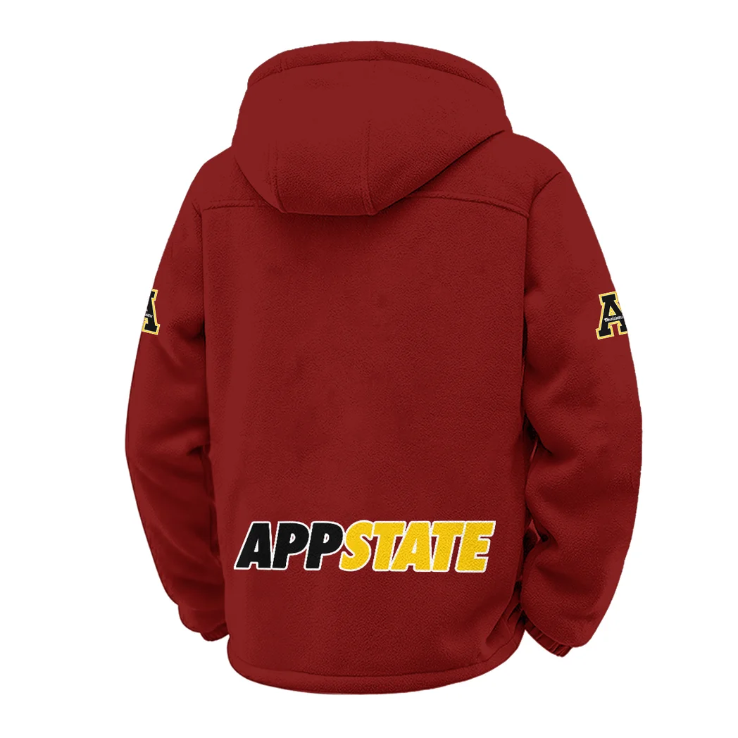 The Peak Performers Winter Fleece Jacket, Deep Winter Comfort Fleece HVN1449AS - Wine - Image 3