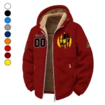 The Peak Performers Winter Fleece Jacket, Deep Winter Comfort Fleece HVN1449AS - Wine