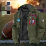 The Desert Stars Flannel Hoodie, Cold Game Day Hoodie HVN1449AW - Green