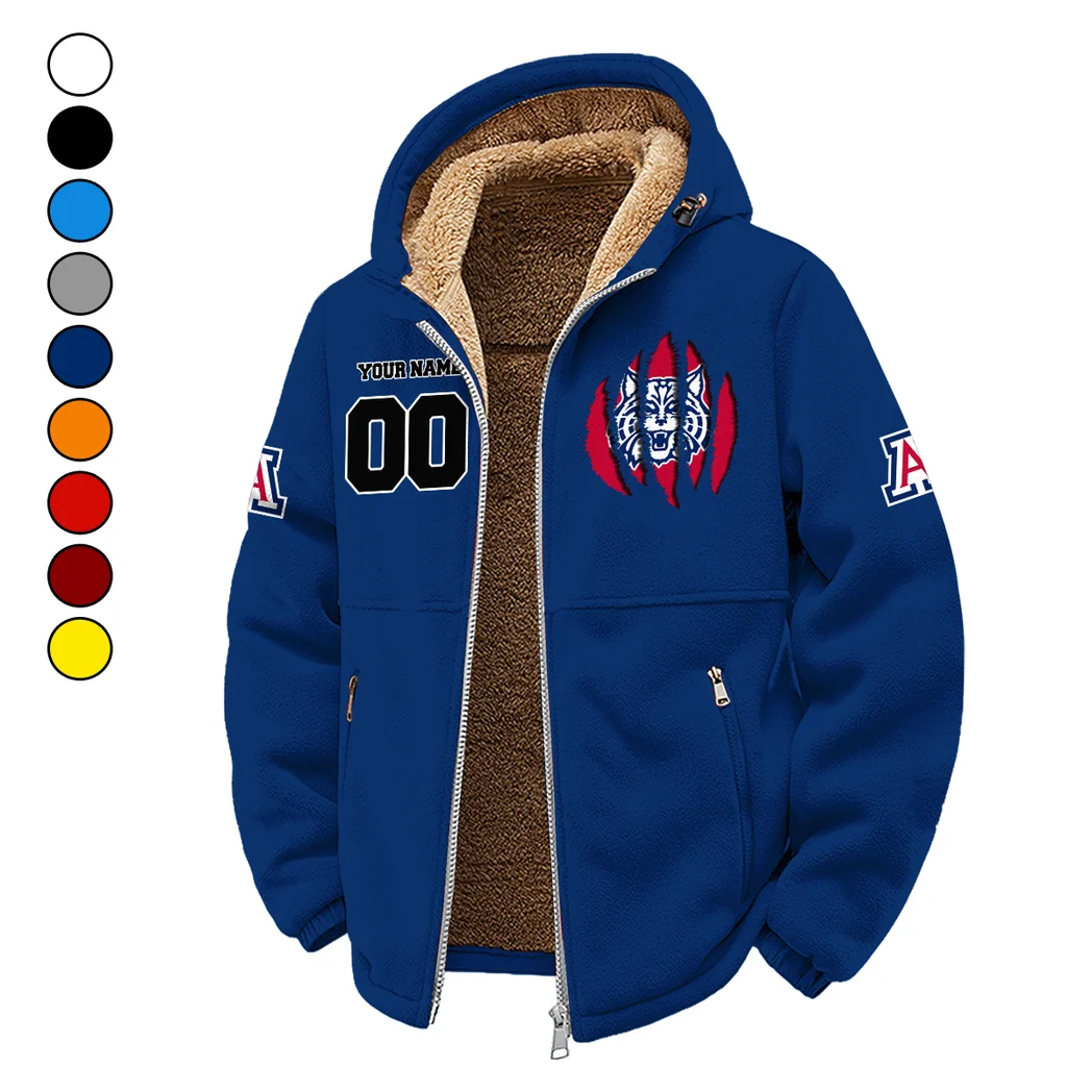 The Desert Stars Winter Fleece Jacket, Heavy-Duty Cold Fleece HVN1449AW - Navy