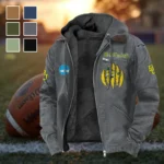 The Baylor Line Flannel Hoodie, Supporter Spirit Hooded Flannel HVN1449BB - Gray
