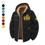 The Baylor Line Winter Fleece Jacket, High-Performance Trail Jacket HVN1449BB - Black