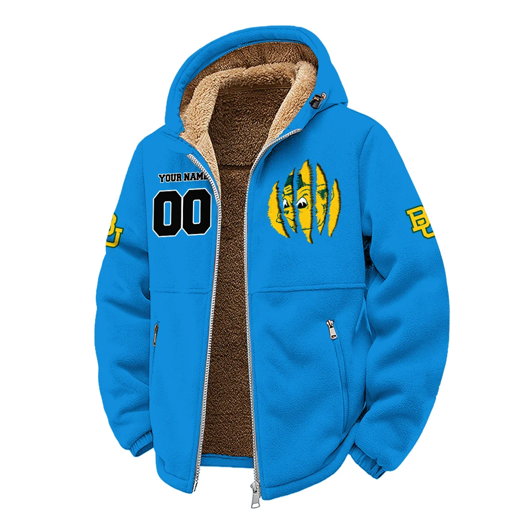The Baylor Line Winter Fleece Jacket, High-Performance Trail Jacket HVN1449BB - cyan - Image 2