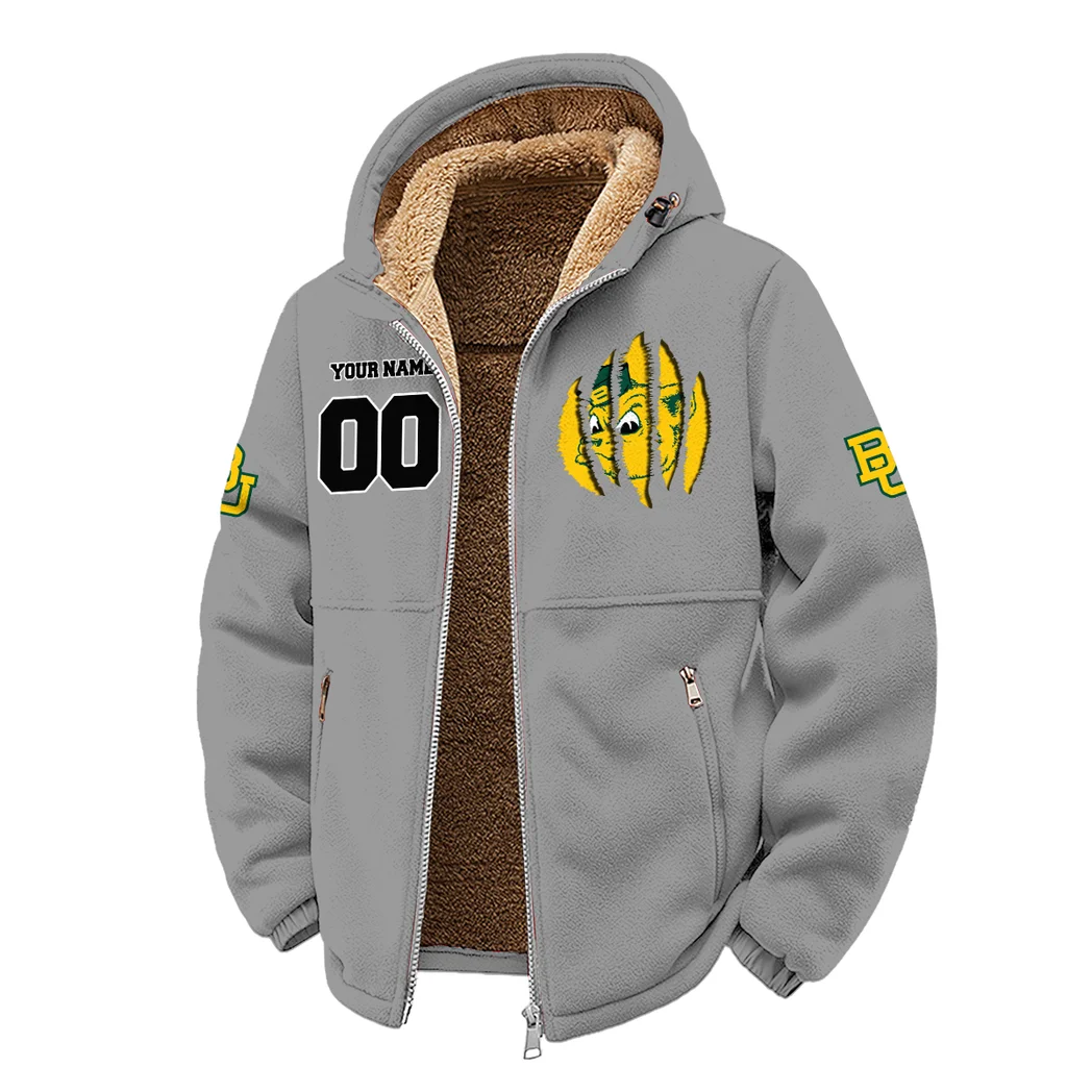 The Baylor Line Winter Fleece Jacket, High-Performance Trail Jacket HVN1449BB - Grey - Image 2