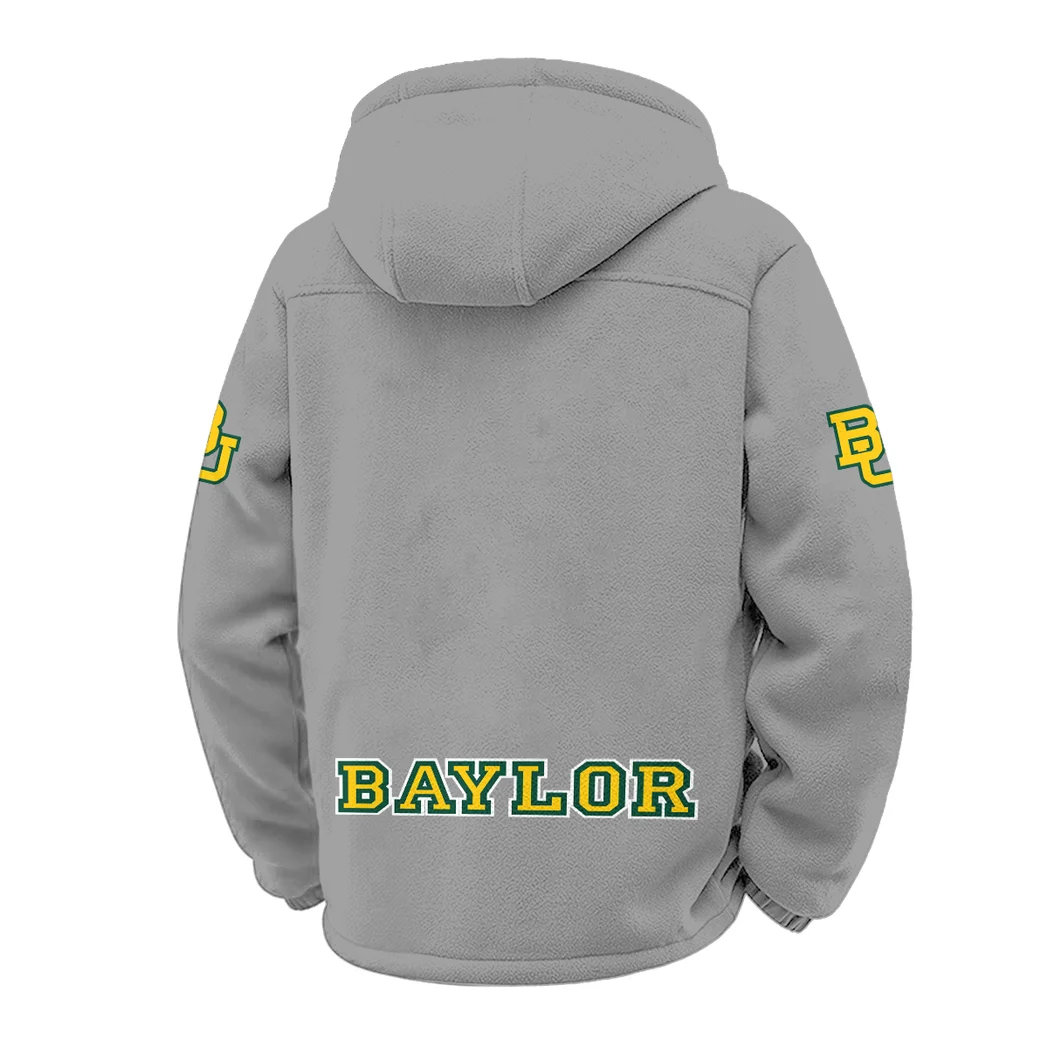 The Baylor Line Winter Fleece Jacket, High-Performance Trail Jacket HVN1449BB - Grey - Image 3