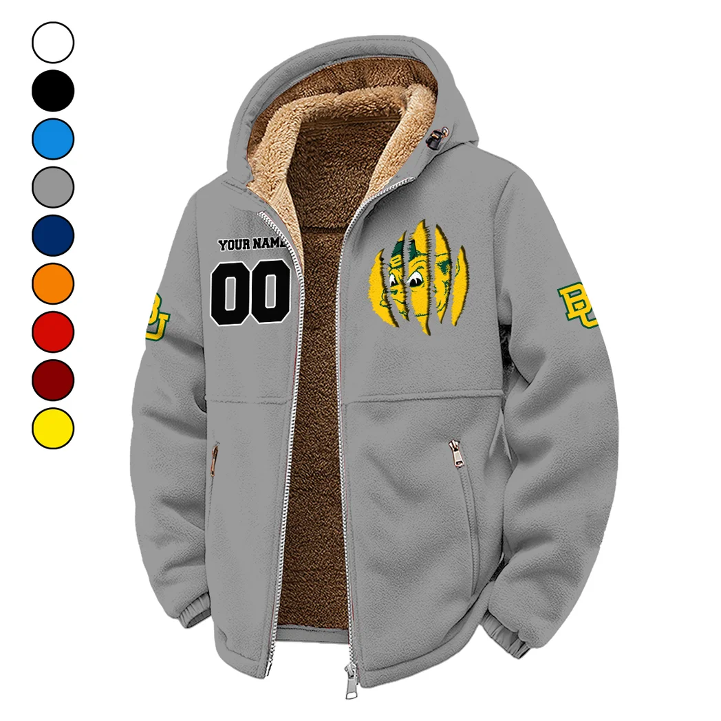 The Baylor Line Winter Fleece Jacket, High-Performance Trail Jacket HVN1449BB - Grey