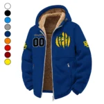 The Baylor Line Winter Fleece Jacket, High-Performance Trail Jacket HVN1449BB - Navy