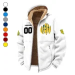 The Baylor Line Winter Fleece Jacket, High-Performance Trail Jacket HVN1449BB - White