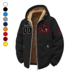 The Eagle Pride Winter Fleece Jacket, Dynamic Winter Training Top HVN1449BC - Black