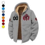 The Eagle Pride Winter Fleece Jacket, Dynamic Winter Training Top HVN1449BC - Grey