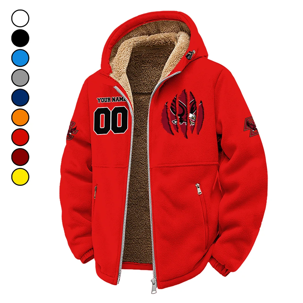 The Eagle Pride Winter Fleece Jacket, Dynamic Winter Training Top HVN1449BC - red