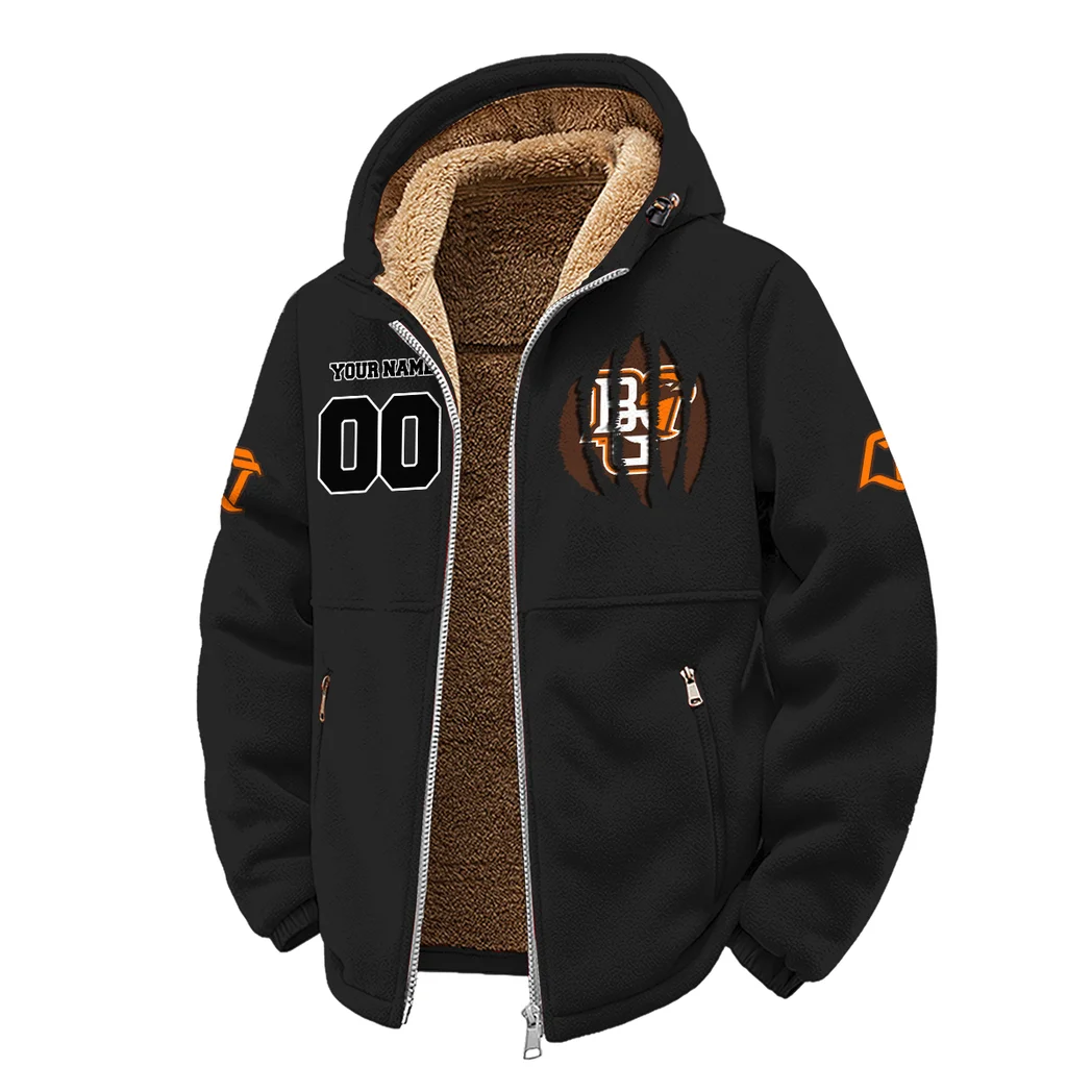 The Falcon Force Winter Fleece Jacket, Multi-Sport Winter Layer HVN1449BG - Black - Image 2