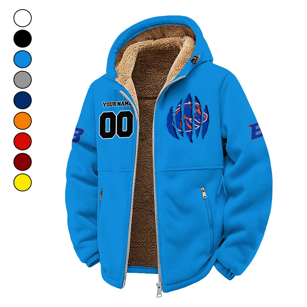 The Boise Force Winter Fleece Jacket, Technical Mid-Layer Jacket HVN1449BS - cyan